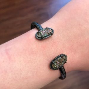 Kendra Scott black Elton bangle